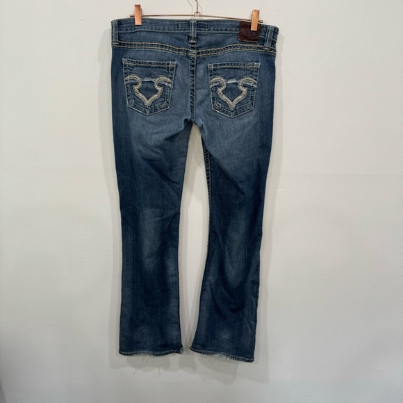 BIG STAR Sweet Boot Ultra Low Rise Bootcut Jeans Medium Wash Size 32R - Picture 2 of 11